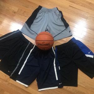 Bundle 4 pairs Nike/Under Armour Basketball Shorts